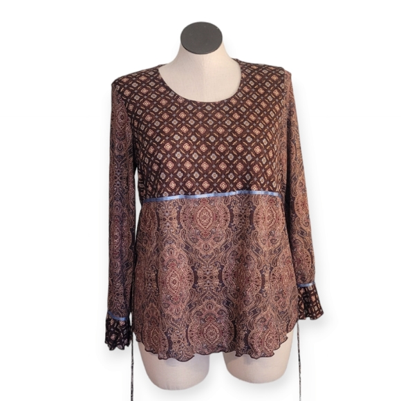 90s Bohemian Maternity Blouse - Picture 3 of 5